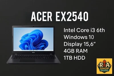 ACER EX2540 i3-6006U 8GB 1Tb HDD W10 PRO - Immagine 1 di 4