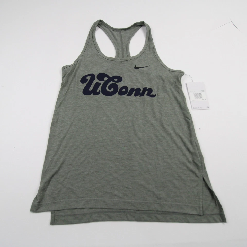 UConn Huskies Nike Dri-Fit Sleeveless Shirt Women's Gray New - Image 1 of 1