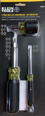 32500SDKIT Klein Kit 3-PIECE MULTI-BIT SCREWDRIVER / NUT DRIVER SET - Image 1 of 3