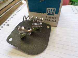 1971 Pontiac nos air conditioning blower fan resistor - Picture 1 of 2