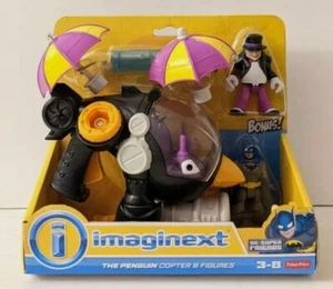 Imaginext DC Super Friends The Penguin Copter & Figures New - Picture 1 of 4