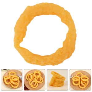 Juguetes de anillo de calamares de 10 piezas alimentos simulados artificiales para exhibición de restaurantes - Imagen 1 de 12