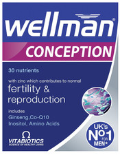 Vitabiotics Wellman Conception For Men, 30 Tablets TRYING FOR A BABY