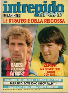 Intrepido Sport N.14 del 1987 Baresi Zenga Trapattoni Virdis Schumacher  ▓ - Picture 1 of 1