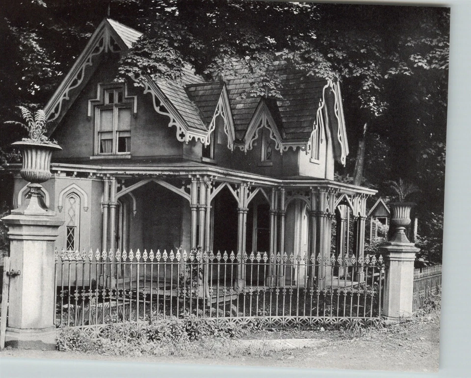 Walker Evans Americana Poughkeepsie 1938 casa gótica de Nueva York foto grabado Foto 1 de 1