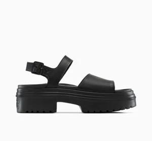 Converse Damen Chuck Taylor All Star Lugged Heel Sandale Low-Top Schuhe schwarz - Bild 1 von 8
