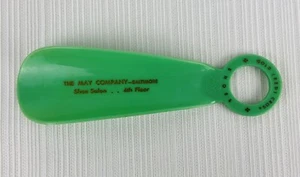VTG Advertising Baltimore, MD Plastic Shoe Horn THE MAY COMPANY Shoe Salon USA - Picture 1 of 5