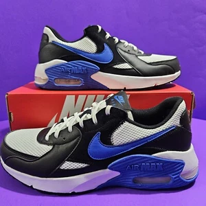 NEW Men's Nike Shoes Size 10 Air Max Excee Athletic Blue Wht Black FQ8738 010 - Picture 1 of 11