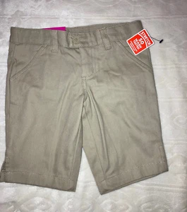 Girls French Toast Twill Bermuda Shorts Size 5 NWT School Uniform - Picture 1 of 2