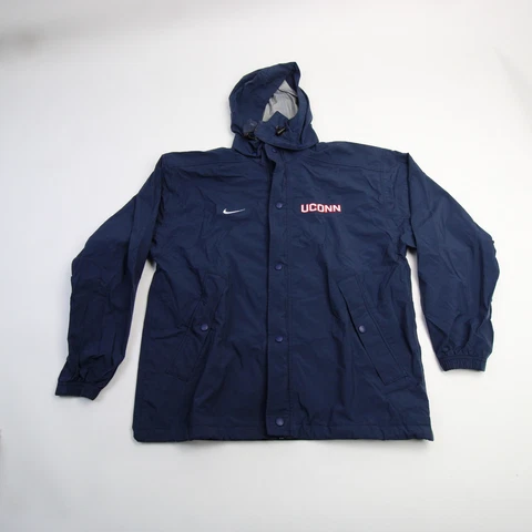 UConn Huskies Nike Team Rain Jacket Men's Navy Used Cover