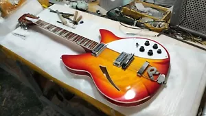 JAZZ Sunset 12-saitige Jazz-E-Gitarre professionelles Spielinstrument auf Lager - Bild 1 von 5