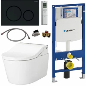 TOTO Geberit Set Washlet RW Dusch-WC inkl. Vorwandelement u. Betätigungsplatte - Bild 1 von 8