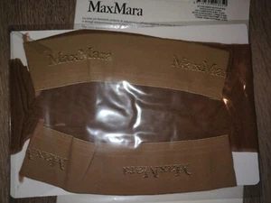 Max Mara 15 den stay ups tea double lycra Size M - Picture 1 of 3