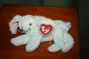 COTTONBALL the Bunny Rabbit - Ty Beanie Baby - MWMT - Fast Shipping - Picture 1 of 4