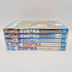 Eureka Complete Series Season 1 2 3 4 5 DVD Set PAL Region 2 4 5 - Picture 1 of 9