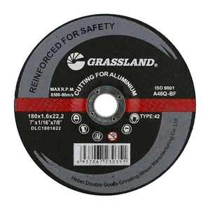 Aluminum Cut-Off Wheel Depressed Center, 7" x 1/16" x 7/8" (5 PACK) - Picture 1 of 3