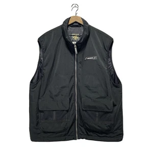 RARE MODEL!!! Descente Mens (XL) Midnight Black Polyester Down Vest PRISTINE!!! - Picture 1 of 8