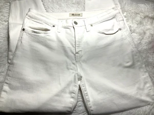 Madewell Biege Damen Skinny Skinny 9" Hochhausjeans Größe 31 - Bild 1 von 9