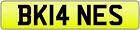KANE NUMBER PLATE CAR REGISTRATION B KANES WITH FEES INCLUDED - BK14 NES CAR REG
