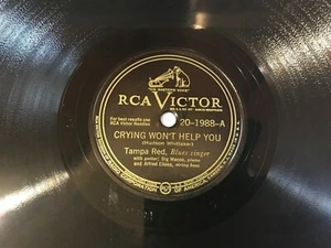 TAMPA RED - CRYING WON'T HELP YOU / MAYBE SOME DAY on RCA VICTOR 20-1988 - Picture 1 of 6