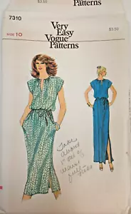Abito donna Vogue 7310 modello cucito taglia 10 taglio busta danni - Foto 1 di 7