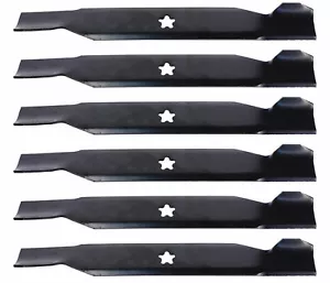 (6) USA Mower Blades® High Lift para AYP 134149 917131323 42" Deck - Imagen 1 de 6