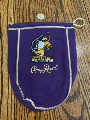 NHL Pittsburgh Penguins CROWN ROYAL BAG 750 Ml Cover