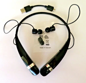 Genuine LG HBS-760 Wireless In-Ear Extra Bass Sport Headphones With Mic - Zdjęcie 1 z 9