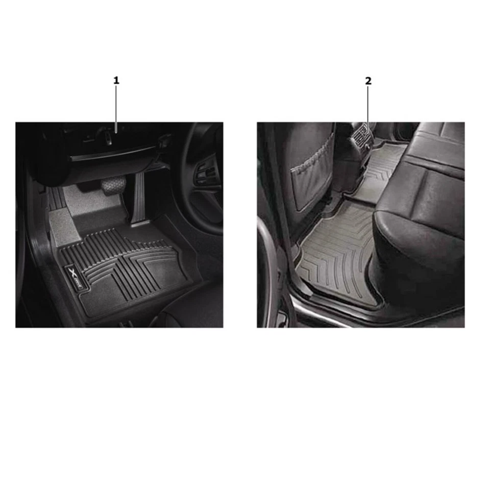 Juego de alfombrillas traseras originales OEM para BMW X3 X4 82112210562 Foto 1 de 1