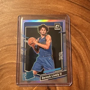 2023-24 Panini Donruss Optic Basketball Holo Prizm Rated Rookie Derek Lively - Picture 1 of 2