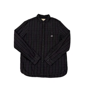 Camisa Denim & Supply Ralph Lauren Para Hombre Grande Púrpura Reloj Negro A Cuadros Abotonada  - Imagen 1 de 9