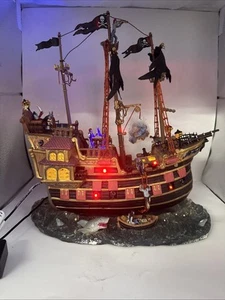 Lemax Spooky Town 656409 The Pillager - Works Great - Lights & Sound & Movement - Picture 1 of 7