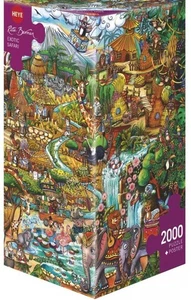 NEW Heye Jigsaw Puzzle 2000 Pieces 12+ Ages Triangular Exotic Safari - Picture 1 of 2