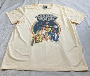 Star Wars Lucas Film Grafik T-Shirt, Gr. XL gelb, neu - Bild 1 von 5