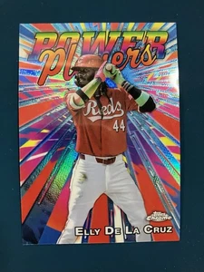 2025 ELLY De La CRUZ Topps Chrome Holo Power Players #PP-16 Cincinnati Reds MLB - Picture 1 of 2