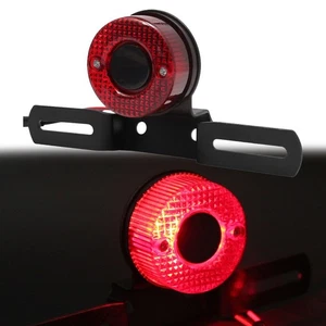 Integrated Rear Tail Light for Motorcycles with Bracket High Visibility - Picture 1 of 12