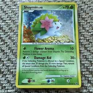 Shaymin 14/127 - Holo Raro 2009 Pokémon Juego de Cartas Coleccionables Casi Nuevo - Imagen 1 de 9
