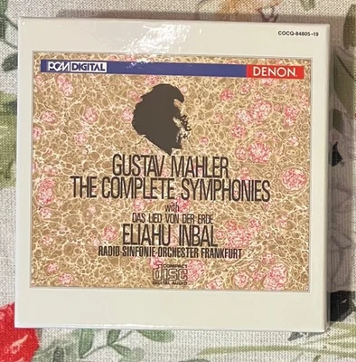 Gustav Mahler Complete Symphonies Eliahu Inbal 15 CD Denon Box Set Like New! - Image 1 of 4