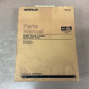 CAT Caterpillar 939C PARTS MANUAL BOOK CATALOG LIST TRACK LOADER GUIDE sn 6DS - Picture 1 of 4