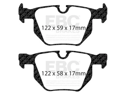 Juego de pastillas de freno traseras para BMW 525i 2004-2007 EBC 21655ZNPD 2005 2006 Foto 1 de 4
