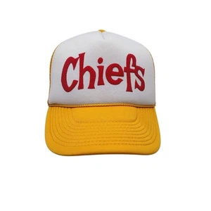 Cappello berretto Kansas City Chiefs snapback adulto giallo bianco NFL football Nissun nuovo senza etichette - Foto 1 di 7
