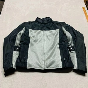Joe Rocket Mesh Velocity Armored Motorcycle Riding Jacket Men's L Black/Gray - Picture 1 of 14