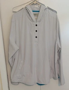 Felpa con cappuccio Alpine Parrot Forest Fit Sun donna taglia 3 grigio alba UPF 50 pullover - Foto 1 di 12