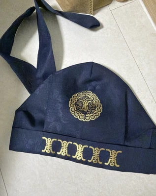 Traditional Korean Child's Cap (Wanggeommo Style) - Gungjung Hanbok Accessory - Image 1 of 3