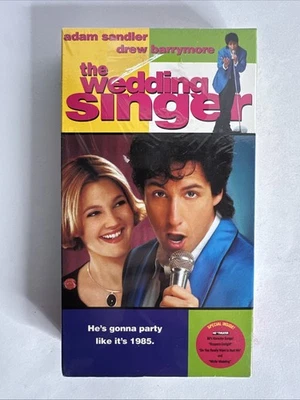 The Wedding Singer VHS Video NEW Factory Sealed Adam Sandler Drew Barrymore - Image 1 of 4