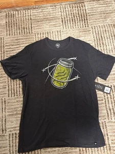 Camiseta gris nueva con etiquetas marca '47 Columbia Fireflies MiLB logotipo para hombre talla XL - Imagen 1 de 3