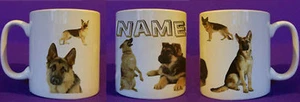 Alsation/German Shepherd dog pet mug personalised - Picture 1 of 1