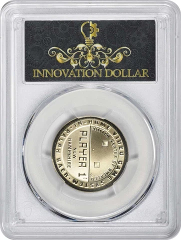 2021-S American Innovation Dollar NH Video Game Reverse Proof PR70 FS PCGS Cover