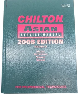 2008 Chilton Asian 142218 Service Manual 1428322183 Hardcover Volume 4 of 4 - Bild 1 von 24