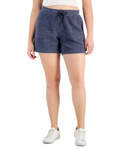 MSRP $40 Style & Co Womens French Terry Shorts Blue Size XL - Picture 1 of 1